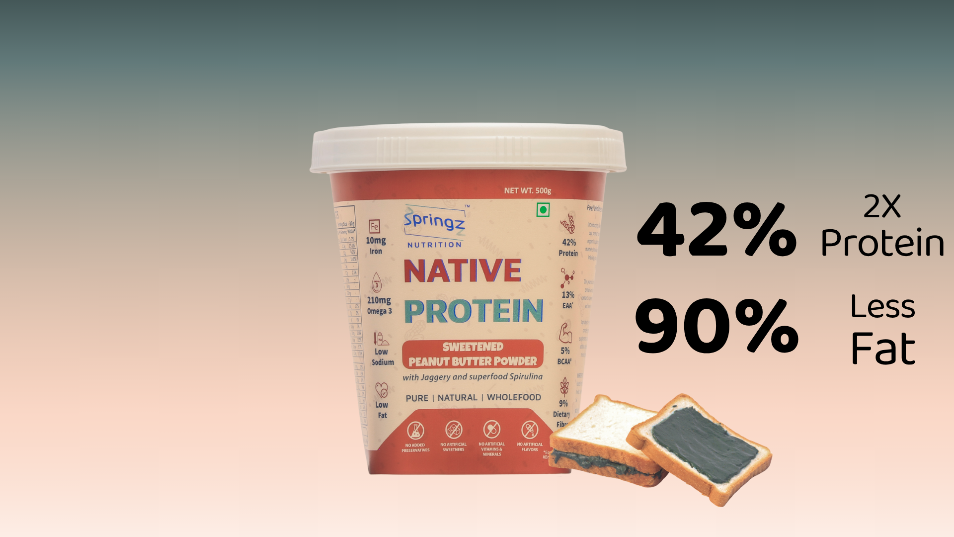 Fuel Your-Everyday Perfromance. Premium plant-based protein functional foods.Clean,substainble,guilt-free